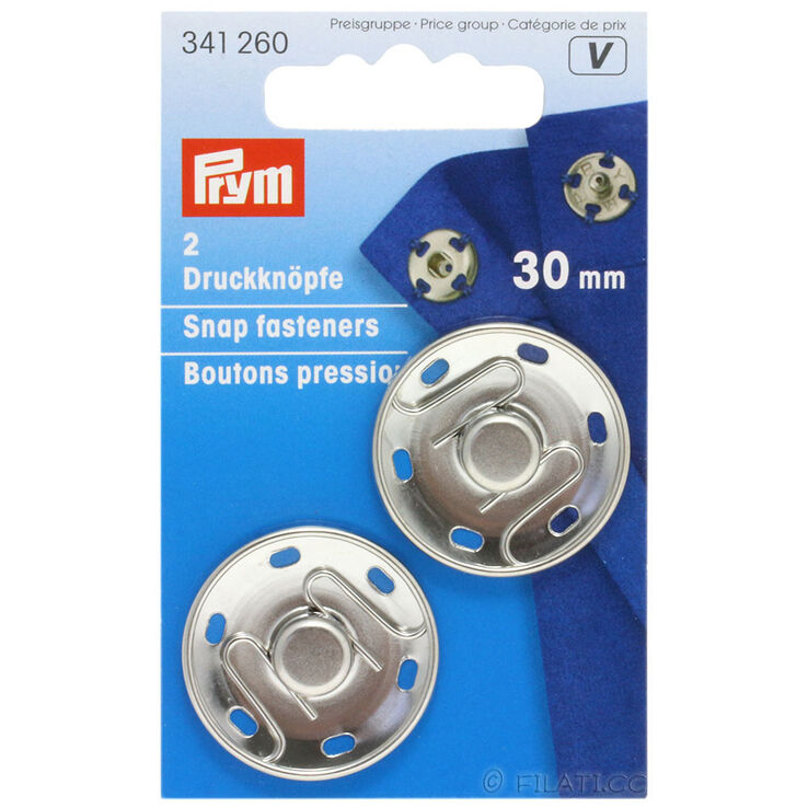 Lana Grossa PRYM 341260/30мм | 260-серебряный