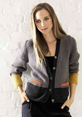Жакет с карманами Cool Wool Big от Lana Grossa