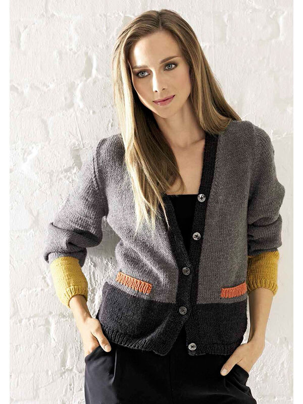 Lana Grossa Жакет с карманами Cool Wool Big