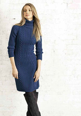 Платье с рукавом реглан Cool Wool Big от Lana Grossa