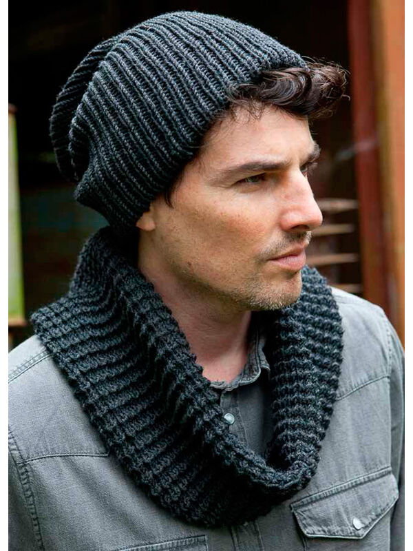 Lana Grossa Мужская шапка Cool Wool Big