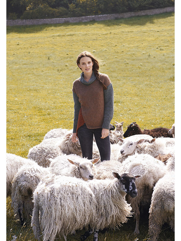 Lana Grossa ПУЛОВЕР С РАЗНЫМИ УЗОРАМИ Alta Moda Alpaca