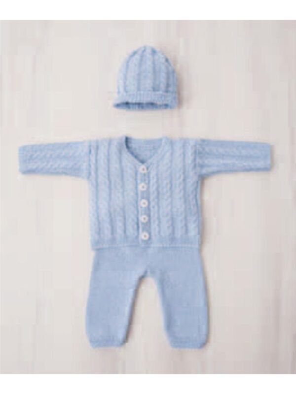 Lana Grossa Жакет, штанишки и шапка Cool Wool Baby