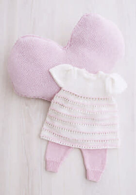 Платье и штанишки Cool Wool Baby от Lana Grossa