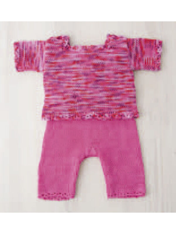 Lana Grossa Пуловер и штанишки Cotone uni/print