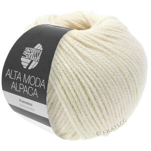 Lana Grossa ALTA MODA ALPACA | 014-сурово-белый