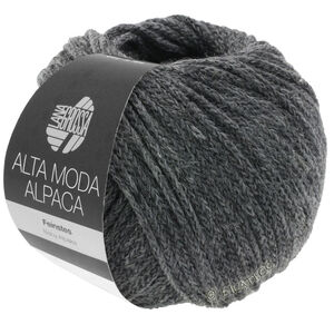 Lana Grossa ALTA MODA ALPACA | 022-тёмно-серый меланжевый