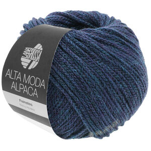 Lana Grossa ALTA MODA ALPACA | 036-петрольный/королевский меланжевый