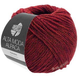 Lana Grossa ALTA MODA ALPACA | 040-тёмно-красный меланжевый