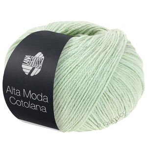 Lana Grossa ALTA MODA COTOLANA | 72-бело-зелёный