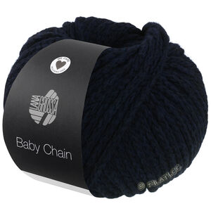 Lana Grossa BABY CHAIN | 12-чёрно-синий