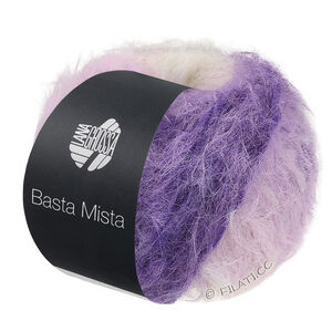 Lana Grossa BASTA MISTA | 125-тёмно-фиолетовый/серо-фиолетовый/фиолетовый/сиреневый/белый