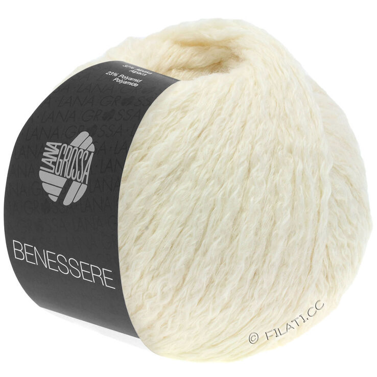 Lana Grossa BENESSERE | 01-сурово-белый
