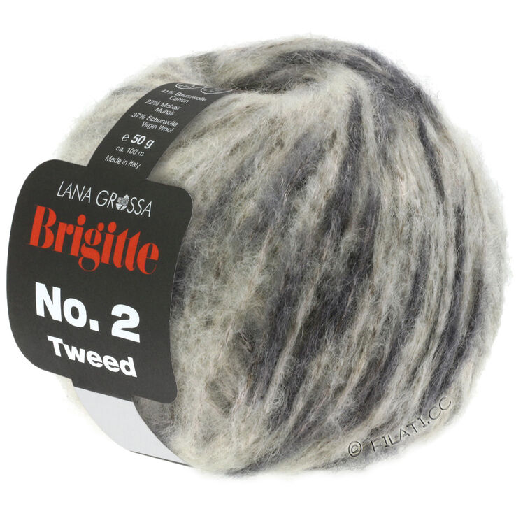 Lana Grossa BRIGITTE NO. 2 Tweed | 101-бежевый/кэмел/серо-коричневый