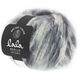 Lana Grossa BRUSHY Uni/Print (lala BERLIN) | 207-белый/серый/чёрный