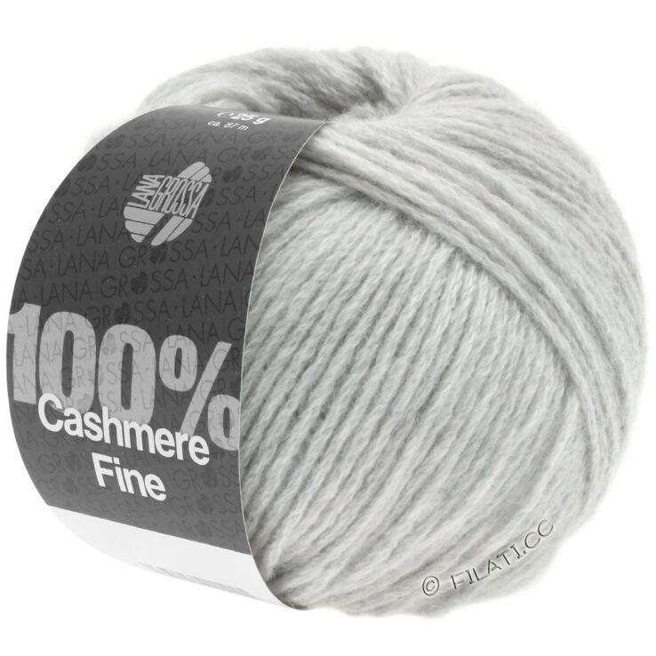 Lana Grossa 100% Cashmere Fine | 01-серебристо-серый