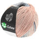 Lana Grossa 365 COTONE Dégradé | 102-светло-серый/серый/персик/глиняно-красный