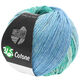 Lana Grossa 365 COTONE Dégradé | 104-светлый опалово-зелёный/тёмный опалово-зелёный/сине-серый/петроль серый