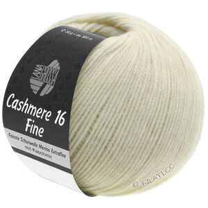 Lana Grossa CASHMERE 16 FINE | 009-сурово-белый