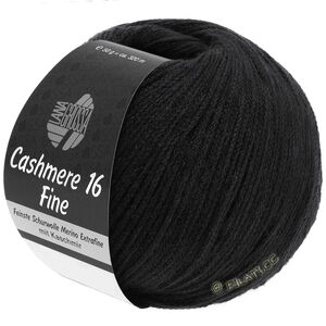 Lana Grossa CASHMERE 16 FINE | 018-чёрный