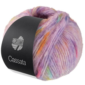 Lana Grossa CASSATA | 03-мягко-фиолетовый/розовый/жёлтый/пурпурный