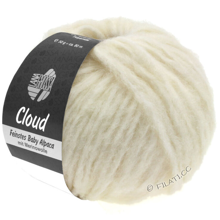 Lana Grossa CLOUD | 01-сурово-белый
