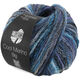 Lana Grossa COOL MERINO Big Color | 410-серый/мятно-бирюзовый/тёмно-синий/королевский/сине-фиолетовый