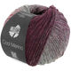Lana Grossa COOL MERINO Dégradé | 305-ежевичный/серо-красный/серый