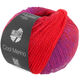 Lana Grossa COOL MERINO Dégradé | 306-красно-фиолетовый/тёмно-красный/красный