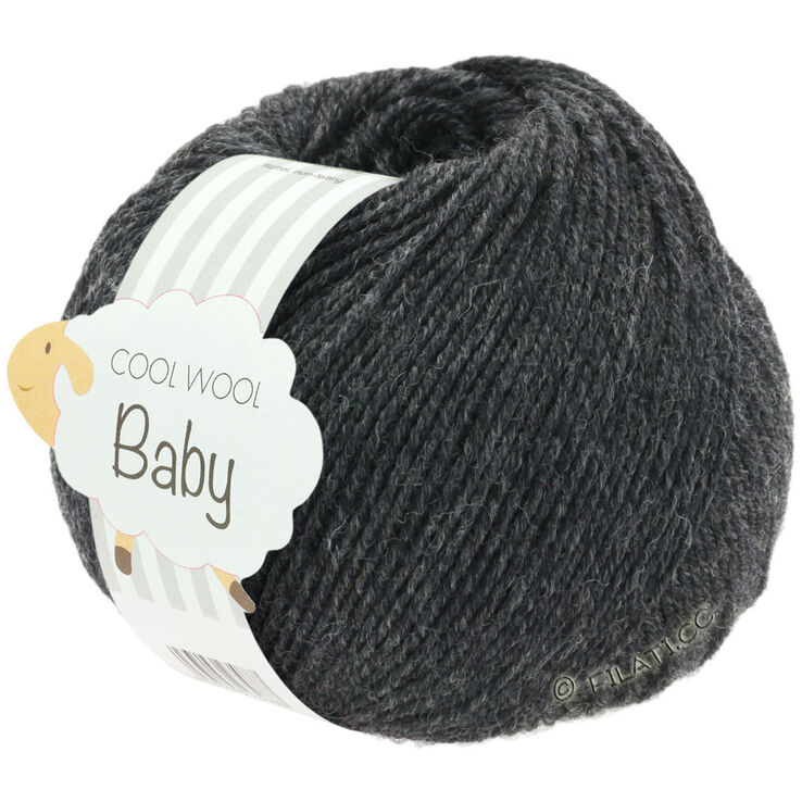 Lana Grossa COOL WOOL Baby 25g | 205-антрацитовый