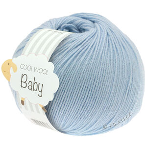 Lana Grossa COOL WOOL Baby Uni/Print 50g | 208-голубой