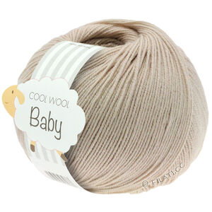 Lana Grossa COOL WOOL Baby Uni/Print 50g | 212-бежевый