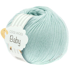 Lana Grossa COOL WOOL Baby Uni/Print 50g | 257-светло-бирюзовый