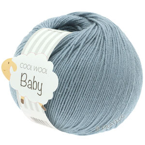 Lana Grossa COOL WOOL Baby Uni/Print 50g | 264-серо-синий