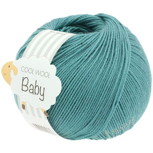 Lana Grossa COOL WOOL Baby Uni/Print 50g | 284-мятно-бирюзовый
