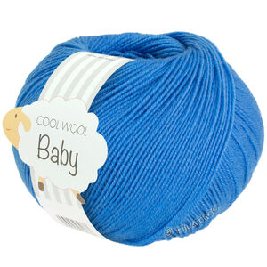 Lana Grossa COOL WOOL Baby Uni/Print 50g | 322-васильковый