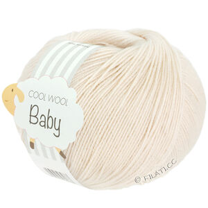 Lana Grossa COOL WOOL Baby Uni/Print 50g | 323-ракушка