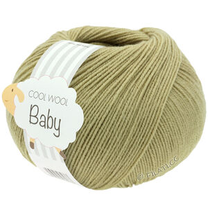 Lana Grossa COOL WOOL Baby Uni/Print 50g | 335-пастельно-зелёный