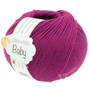 Lana Grossa COOL WOOL Baby Uni/Print 50g | 340-фуксия