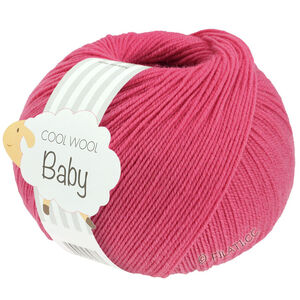 Lana Grossa COOL WOOL Baby Uni/Print 50g | 341-малиновый