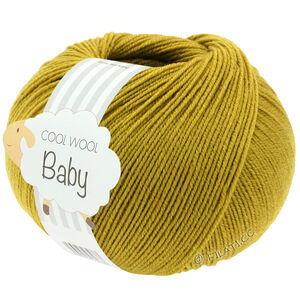 Lana Grossa COOL WOOL Baby Uni/Print 50g | 346-горчично-желтый