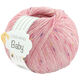 Lana Grossa COOL WOOL Baby Uni/Print 50g | 366-розовый/бледно-розовый/ярко-розовый/пурпурный