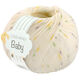 Lana Grossa COOL WOOL Baby Uni/Print 50g | 368-белый/цитрусово-жёлтый/светло-серый/светло-зелёный