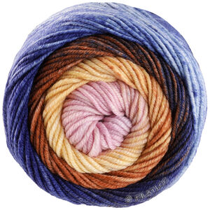 Lana Grossa COOL WOOL Big Color | 4035-серо-синий/ледяной голубой/розовый/песочно-жёлтый/коричневый/тёмно-синий/морской синий