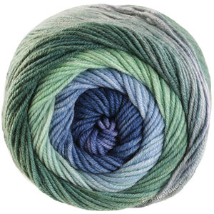 Lana Grossa COOL WOOL Big Color | 4038-стальной синий/серо-синий/голубой/липово-зелёный/серо-зелёный/резедово-зелёный/серый/пурпурный