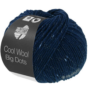Lana Grossa COOL WOOL Big Dots | 102-тёмно-синий