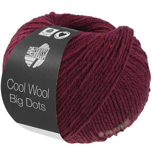 Lana Grossa COOL WOOL Big Dots | 104-бургунд