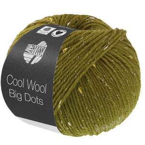 Lana Grossa COOL WOOL Big Dots | 107-оливковый