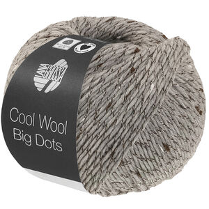 Lana Grossa COOL WOOL Big Dots | 109-светло-серый
