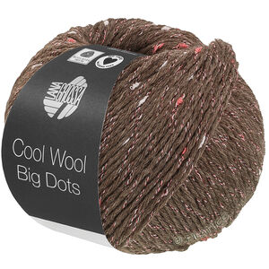 Lana Grossa COOL WOOL Big Dots | 111-серо-коричневый